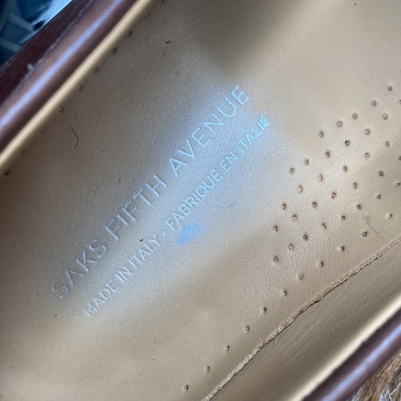 Men’s Saks  fifth Avenue dressing shoes size 9 check them out very nice thanks 🙏 - Picture 11 of 11